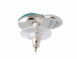 18K Gold Plated Alloy Heart Shape Earring - White Gold -IMOU Sales 18k gold plated alloy heart shape earring 1571986408671