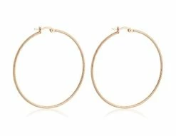 Rigant 18K RGP Circle Earrings - Golden
