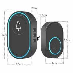 Earykong Wireless Music Doorbell Alarm Volume Adjustable Compatible With 433MHz Wireless Detectors Easy Installation - Black 11 Earykong Wireless Music Doorbell Alarm Volume Adjustable Compatible With 433MHz Wireless Detectors Easy Installation - Black -IMOU Sales 4931f1fc604640ed8502e15984b012f9 493436 4