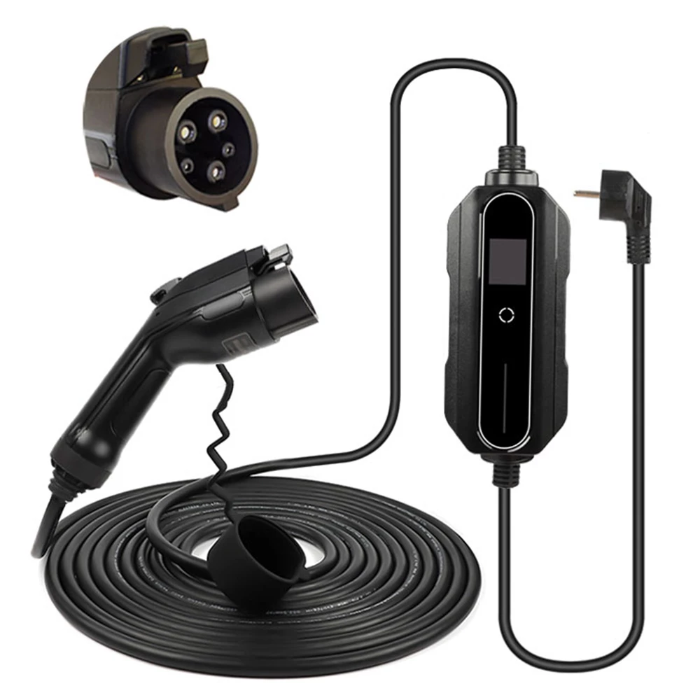 ANDAIIC EV Car Charger Type 1 6A-16A For Electric Vehicle Portable EVSE Charging Cable 10 Meters 3 ANDAIIC EV Car Charger Type 1 6A-16A For Electric Vehicle Portable EVSE Charging Cable 10 Meters