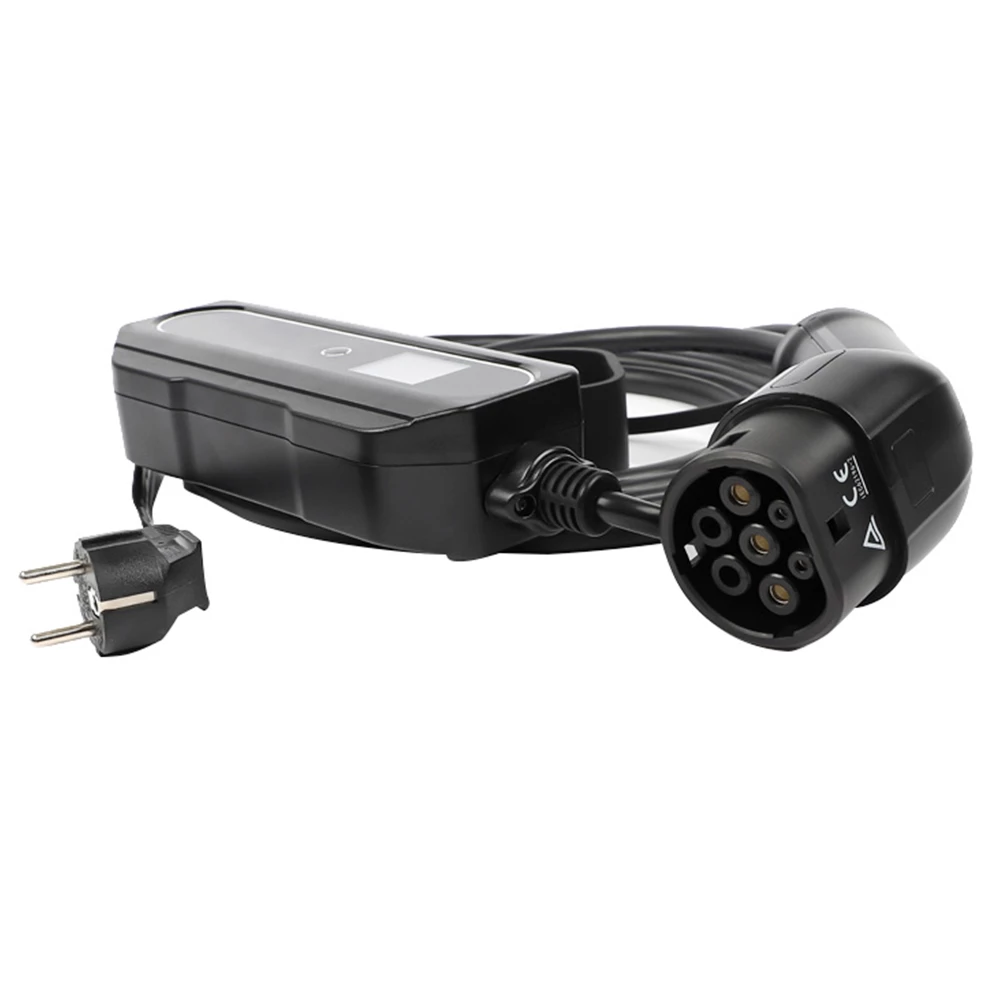 ANDAIIC EV Car Charger Type 2 6A-16A For Electric Vehicle Portable EVSE Charging Cable 5 Meters 6 ANDAIIC EV Car Charger Type 2 6A-16A For Electric Vehicle Portable EVSE Charging Cable 5 Meters - Image 4