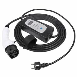 ANDAIIC EV Charger Electric Car Portable Charger Type 2 IEC62196 Mode 2 8A/10A/13A/16A Current Adjustable 5m Cable -IMOU Sales ANDAIIC Mode 2 16A Portable EV Charger EU 508455 3