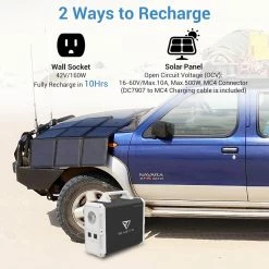 BLUETTI EB150 Portable Power Station 1500Wh + 2PCS SP200 200W Solar Panel - Black -IMOU Sales BLUETTI Portable Power Station BLUETTI EB150 1500Wh AC110V 1000W Campi 472804 4