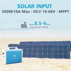 BLUETTI EB240 Portable Power Station 2400 Wh Lithium Battery Solar Generator With 1000 W Inverter AC/DC/USB Socket Mobile Power Supply Power Generator For Travel Camping Caravan -IMOU Sales BLUETTI Power Station 2400Wh 1000W Inverter BLUETTI EB240 Portable Sol 472808 5