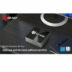 BMAX B7 Pro Mini PC Intel Core I5-1145G7 4 Cores 8 Threads CPU, 8GB DDR4 1TB SSD Windows 11, 5G WiFi, Bluetooth 5.2 Grey - EU -IMOU Sales BMAX B7 Pro Mini PC Intel Core i5 1145G7 519468 5