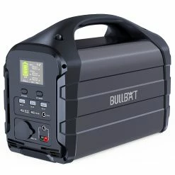 BULLBAT Adventurer 700 613Wh/700W Portable Power Station Solar Power Generators For Outdoor & Indoor - Black