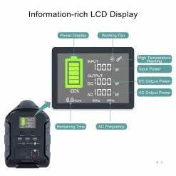 BULLBAT Adventurer 700 613Wh/700W Portable Power Station Solar Power Generators For Outdoor & Indoor - Silver -IMOU Sales BULLBAT Adventurer 700 613Wh 700W Portable Power Station 497284 5