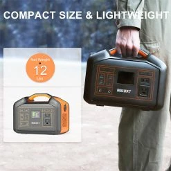 BULLBAT Pioneer 500 505Wh/500W Portable Power Station Solar Power Generators Backup Power Supply For Outdoor & Indoor -IMOU Sales BULLBAT Pioneer 500 505Wh 500W Portable Power Station 497281 4