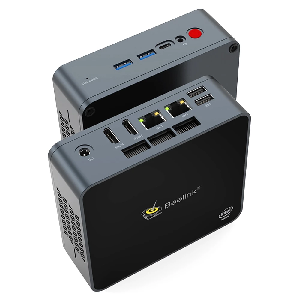 Beelink GK55 Windows10 Mini PC Gemini Lake-R J4125 Quad Core 8GB RAM 256GB SSD 2.4G+5G WIFI HDMI*2 RJ45*2 8 Beelink GK55 Windows10 Mini PC Gemini Lake-R J4125 Quad Core 8GB RAM 256GB SSD 2.4G+5G WIFI HDMI*2 RJ45*2 - Image 6