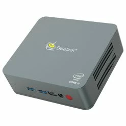 Beelink U57 Intel Core I5-5257U 8GB RAM 256GB SSD Licensed Windows 10 Mini PC Intel Iris Graphics 6100 2.4G+5G WIFI Bluetooth 1000Mbps LAN 2xHDMI
