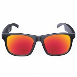 Bluetooth TWS Audio Eyewear Polarized Sunglasses Open Ear Music & Hands Free Calling For Men & Women - Red