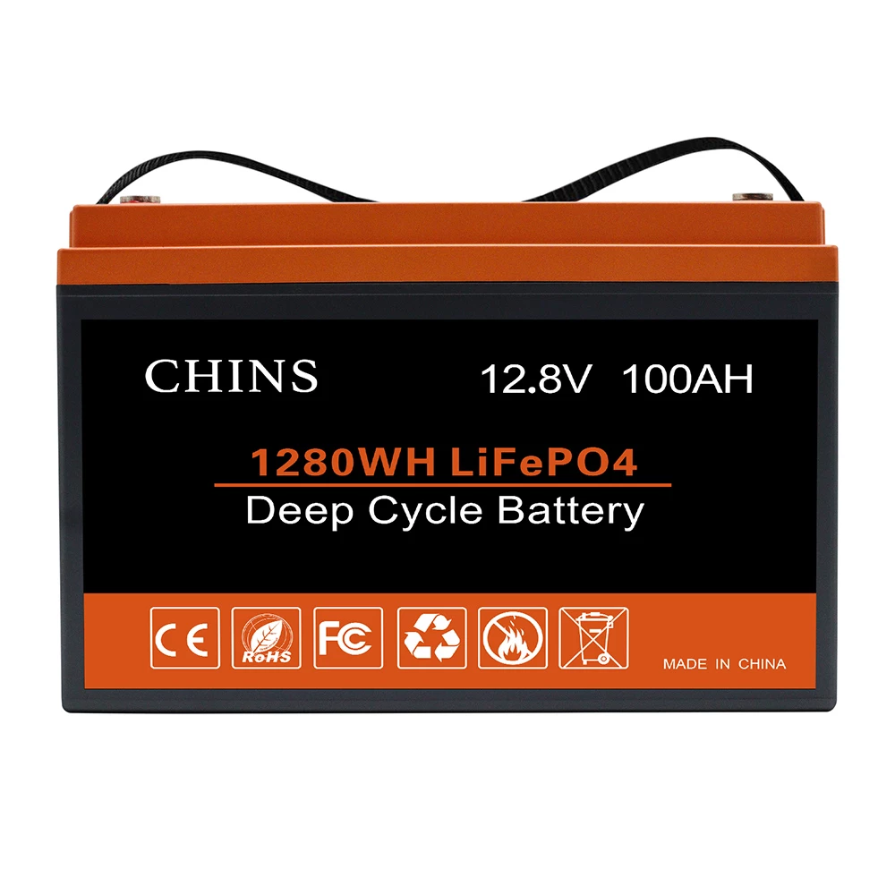 CHINS LiFePO4 Battery 12V 100AH Lithium Battery - Built-in 100A BMS, Perfect For Replacing Most Of Backup Power, Home Energy Storage And Off-Grid 7 CHINS LiFePO4 Battery 12V 100AH Lithium Battery - Built-in 100A BMS, Perfect For Replacing Most Of Backup Power, Home Energy Storage And Off-Grid - Image 5