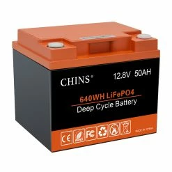 CHINS 12V 50Ah LiFePO4 Battery, Built-in 50A BMS, 2000+ Cycles, Perfect For RV, Caravan, Solar, Marine, Home Storage And Off-Grid -IMOU Sales CHINS 12V 50Ah LiFePO4 Lithium Battery 516661 2