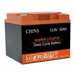 CHINS 12V 50Ah LiFePO4 Battery, Built-in 50A BMS, 2000+ Cycles, Perfect For RV, Caravan, Solar, Marine, Home Storage And Off-Grid -IMOU Sales CHINS 12V 50Ah LiFePO4 Lithium Battery 516661 3