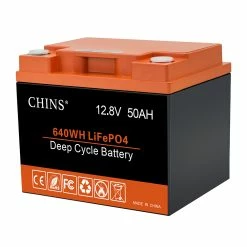 CHINS 12V 50Ah LiFePO4 Battery, Built-in 50A BMS, 2000+ Cycles, Perfect For RV, Caravan, Solar, Marine, Home Storage And Off-Grid -IMOU Sales CHINS 12V 50Ah LiFePO4 Lithium Battery 516661 4