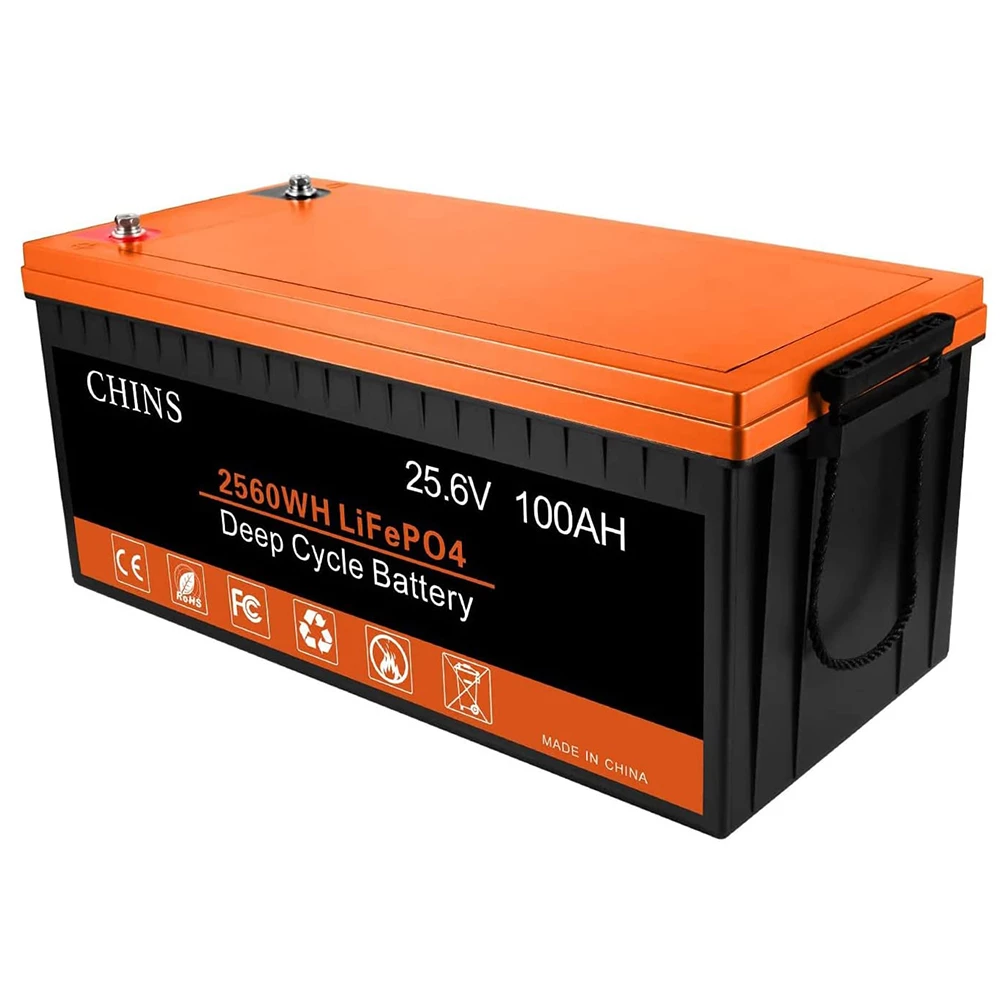CHINS LiFePO4 Battery 24V 100Ah Lithium Battery - Built-in 100A BMS, 2000+ Cycles, Perfect For RV, Home Storage And Off-Grid 5 CHINS LiFePO4 Battery 24V 100Ah Lithium Battery - Built-in 100A BMS, 2000+ Cycles, Perfect For RV, Home Storage And Off-Grid - Image 3