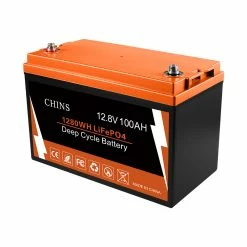 CHINS LiFePO4 Battery 12V 100AH Lithium Battery - Built-in 100A BMS, Perfect For Replacing Most Of Backup Power, Home Energy Storage And Off-Grid Etc. -IMOU Sales CHINS Smart 12V 100AH LiFePO4 Battery 518479 2