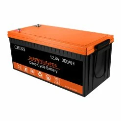 CHINS LiFePO4 Battery 12V 300Ah Lithium Battery - Built-in 200A BMS, Perfect For Replacing Most Of Backup Power, Home Energy Storage And Off-Grid -IMOU Sales CHINS Smart 12V 300AH LiFePO4 Battery 518478 3