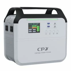 CPY 800 Pro Portable Power Station 748Wh Battery 1600W Peak Power, 6 Outputs, Charge To 80% In 1 Hour, Detachable Function