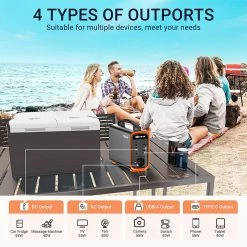 CTECHi GT200 200W Portable Power Station, 240Wh LiFePO4 Battery Solar Generator, 60W PD Fast Charging, LED Light 13 CTECHi GT200 200W Portable Power Station, 240Wh LiFePO4 Battery Solar Generator, 60W PD Fast Charging, LED Light -IMOU Sales CTECHi GT200 200W 240Wh Portable Power Station 516992 5