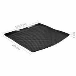 Car Boot Mat For Audi A4 Sedan (2007-2014) Rubber -IMOU Sales Car Boot Mat for Audi A4 Sedan 2007 2014 Rubber 432751 4