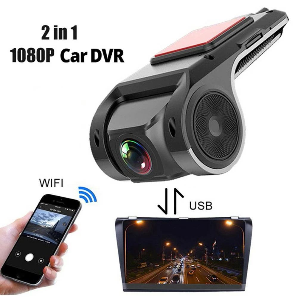 Car DVR WiFi USB 2 In 1 1080P Wide Angle Video Recorder ADAS Video Recorder Android DVR Car Recorder Night Version 4 Car DVR WiFi USB 2 In 1 1080P Wide Angle Video Recorder ADAS Video Recorder Android DVR Car Recorder Night Version - Image 2