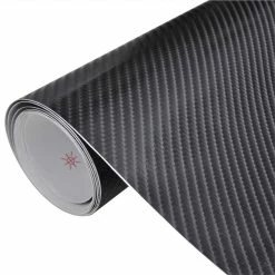 Car Films 2 Pcs 4D Black 100x150 Cm+50x150 Cm