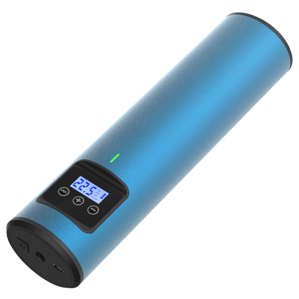 Cordless Tire Inflator Portable Compressor Digital Car Tire Pump 12V 150PSI Rechargeable Air Pump -Blue 4 Cordless Tire Inflator Portable Compressor Digital Car Tire Pump 12V 150PSI Rechargeable Air Pump -Blue - Image 2