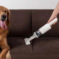 COCLEAN Cleanfly FV2 120W 16800Pa Wireless Handheld Cordless Vacuum Cleaner Powerful Suction Deep Mite Removal With Double HEPA Filtration System For Furniture, Car, Home, Office By Xiaomi Youpin - White -IMOU Sales Cleanfly FV2 Portable Cordless Handheld Vacuum Cleaner White 906324 1 1