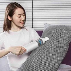 COCLEAN Cleanfly FV2 120W 16800Pa Wireless Handheld Cordless Vacuum Cleaner Powerful Suction Deep Mite Removal With Double HEPA Filtration System For Furniture, Car, Home, Office By Xiaomi Youpin - White -IMOU Sales Cleanfly FV2 Portable Cordless Handheld Vacuum Cleaner White 906325 1 1