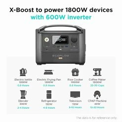 EcoFlow RIVER Pro Portable Power Station 720Wh Power Multiple Devices Recharge 0-80% Within 1 Hour For Camping RV -IMOU Sales EF ECOFLOW RIVER Pro Portable Power Station 720Wh Power Multiple Devi 477987 2