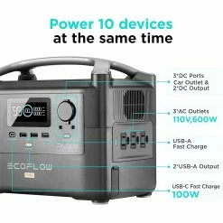 EcoFlow RIVER Pro Portable Power Station 720Wh Power Multiple Devices Recharge 0-80% Within 1 Hour For Camping RV -IMOU Sales EF ECOFLOW RIVER Pro Portable Power Station 720Wh Power Multiple Devi 477987 3