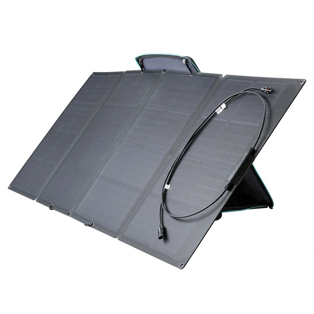 EcoFlow 160W Portable Foldable Solar Panel With Adjustable Kickstand, 21-22% Conversion Efficiency, Waterproof IP67 4 EcoFlow 160W Portable Foldable Solar Panel With Adjustable Kickstand, 21-22% Conversion Efficiency, Waterproof IP67 - Image 2