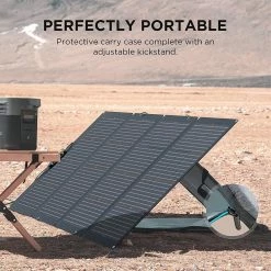 EcoFlow 220W Bifacial Portable Solar Panel, 23% Conversion Efficiency, 155W Rear Panel, Waterproof IP68 -IMOU Sales EcoFlow 220W Bifacial Portable Solar Panel 519293 5