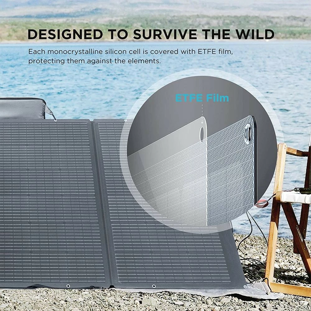 EcoFlow 400W Portable Solar Panel With Kickstand Case, 22.4% Conversion Efficiency, Waterproof IP68 8 EcoFlow 400W Portable Solar Panel With Kickstand Case, 22.4% Conversion Efficiency, Waterproof IP68 - Image 6