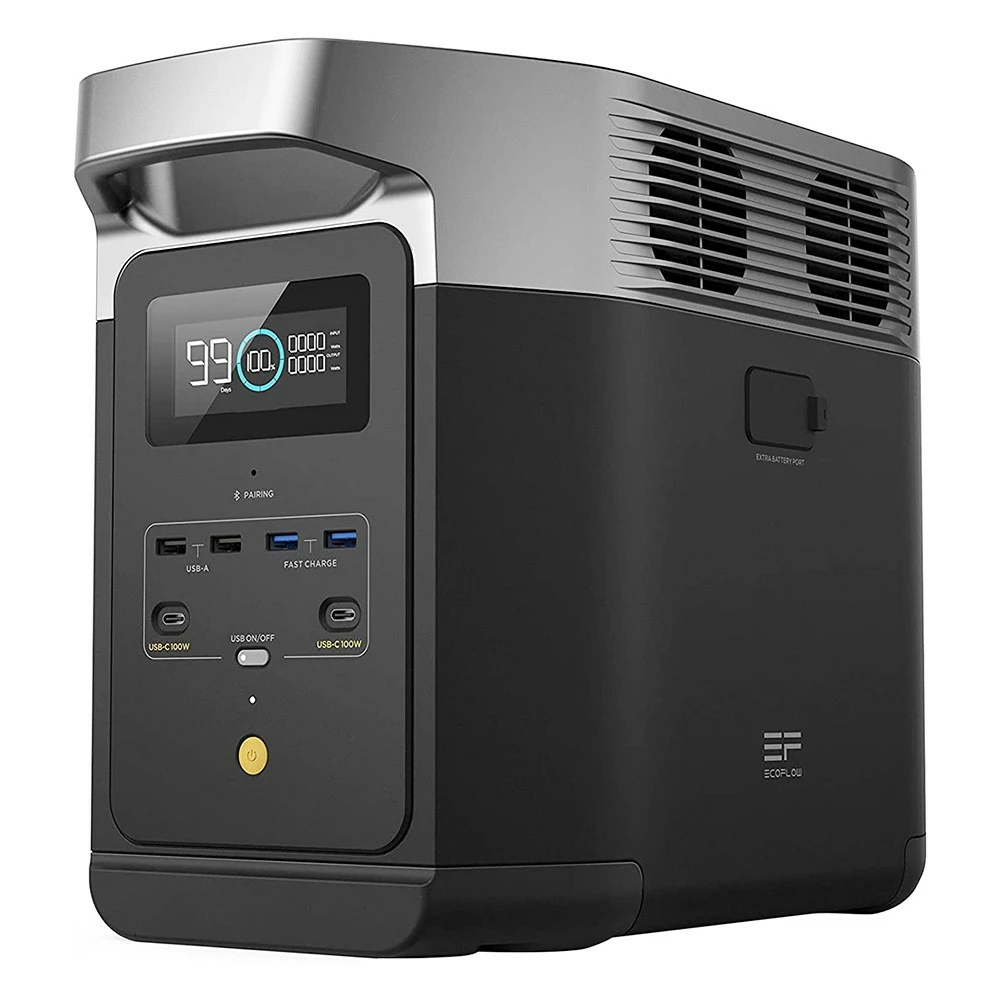 EcoFlow DELTA 2 Portable Power Station, 1024Wh LiFePO4 Battery Solar Generator, 1800W AC Output, Expandable Capacity, 15 Outputs, App Control, Charge To 80% In 50 Mins 3 EcoFlow DELTA 2 Portable Power Station, 1024Wh LiFePO4 Battery Solar Generator, 1800W AC Output, Expandable Capacity, 15 Outputs, App Control, Charge To 80% In 50 Mins