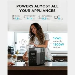 EcoFlow DELTA 2 Portable Power Station, 1024Wh LiFePO4 Battery Solar Generator, 1800W AC Output, Expandable Capacity, 15 Outputs, App Control, Charge To 80% In 50 Mins 10 EcoFlow DELTA 2 Portable Power Station, 1024Wh LiFePO4 Battery Solar Generator, 1800W AC Output, Expandable Capacity, 15 Outputs, App Control, Charge To 80% In 50 Mins -IMOU Sales EcoFlow DELTA 2 1024Wh Portable Power Station 519456 2