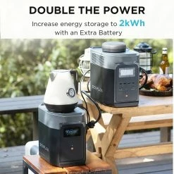 EcoFlow DELTA 2 Smart Extra Battery, 1024Wh LiFePO4 Battery, App Control 13 EcoFlow DELTA 2 Smart Extra Battery, 1024Wh LiFePO4 Battery, App Control -IMOU Sales EcoFlow DELTA 2 Smart Extra Battery 519316 5