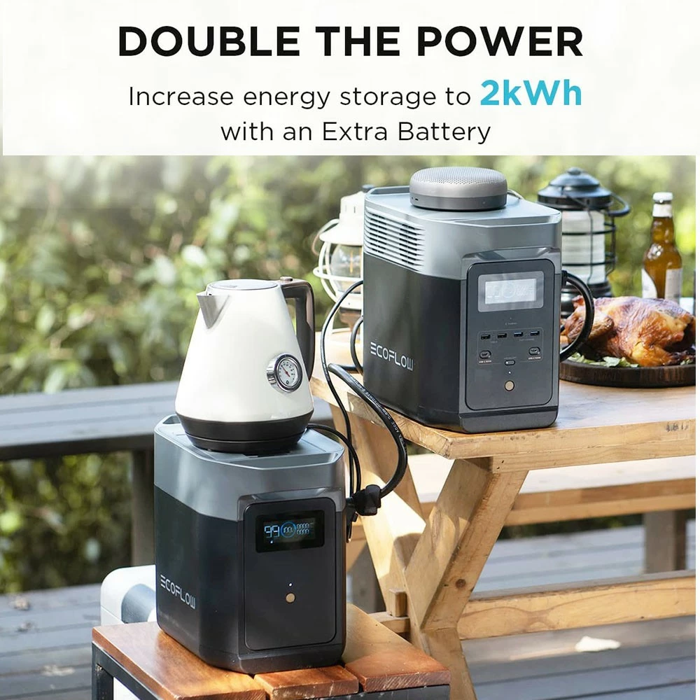EcoFlow DELTA 2 Smart Extra Battery, 1024Wh LiFePO4 Battery, App Control 8 EcoFlow DELTA 2 Smart Extra Battery, 1024Wh LiFePO4 Battery, App Control - Image 6