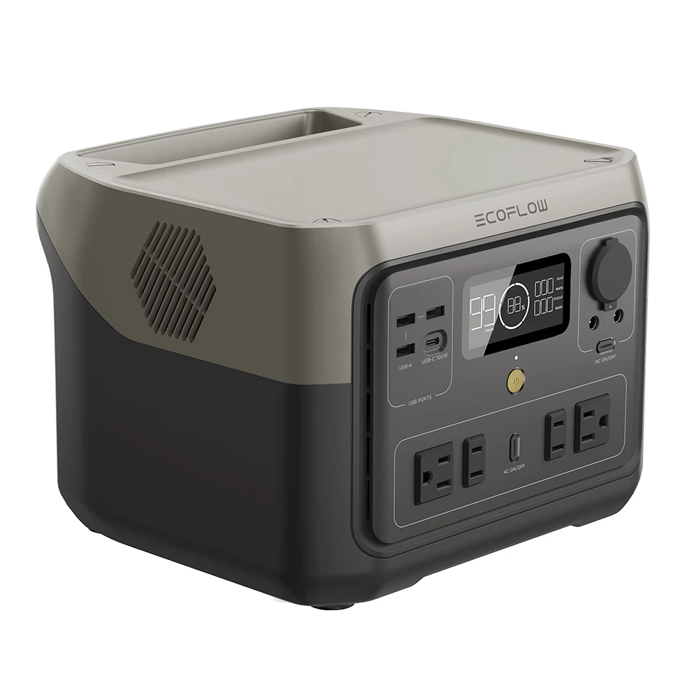 EF EcoFlow RIVER 2 MAX Portable Power Station, 500W Output, 512Wh LiFePO4 Battery Solar Generator, 1 Hour Fast Charging, 11 Output Ports, App Control, Up To 1000W Output Solar Generator For Outdoor Camping/RVs/Home Emergency Use 4 EF EcoFlow RIVER 2 MAX Portable Power Station, 500W Output, 512Wh LiFePO4 Battery Solar Generator, 1 Hour Fast Charging, 11 Output Ports, App Control, Up To 1000W Output Solar Generator For Outdoor Camping/RVs/Home Emergency Use - Image 2