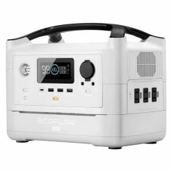 EcoFlow RIVER Max Plus Portable Power Station, 720Wh Detachable Battery Solar Generator, 600W AC Output, 10 Outlets, App Control, Charge To 80% In 1 Hour