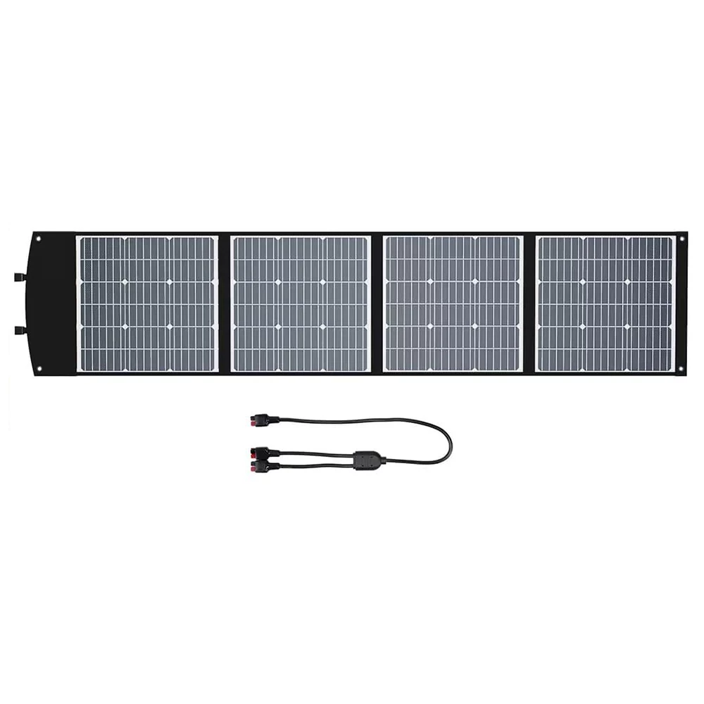 FJDynamics 200W Foldable Portable Solar Panel, 21.5% Energy Conversion Rate, Dustproof, Waterproof, High-Temperature Resistant 4 FJDynamics 200W Foldable Portable Solar Panel, 21.5% Energy Conversion Rate, Dustproof, Waterproof, High-Temperature Resistant - Image 2