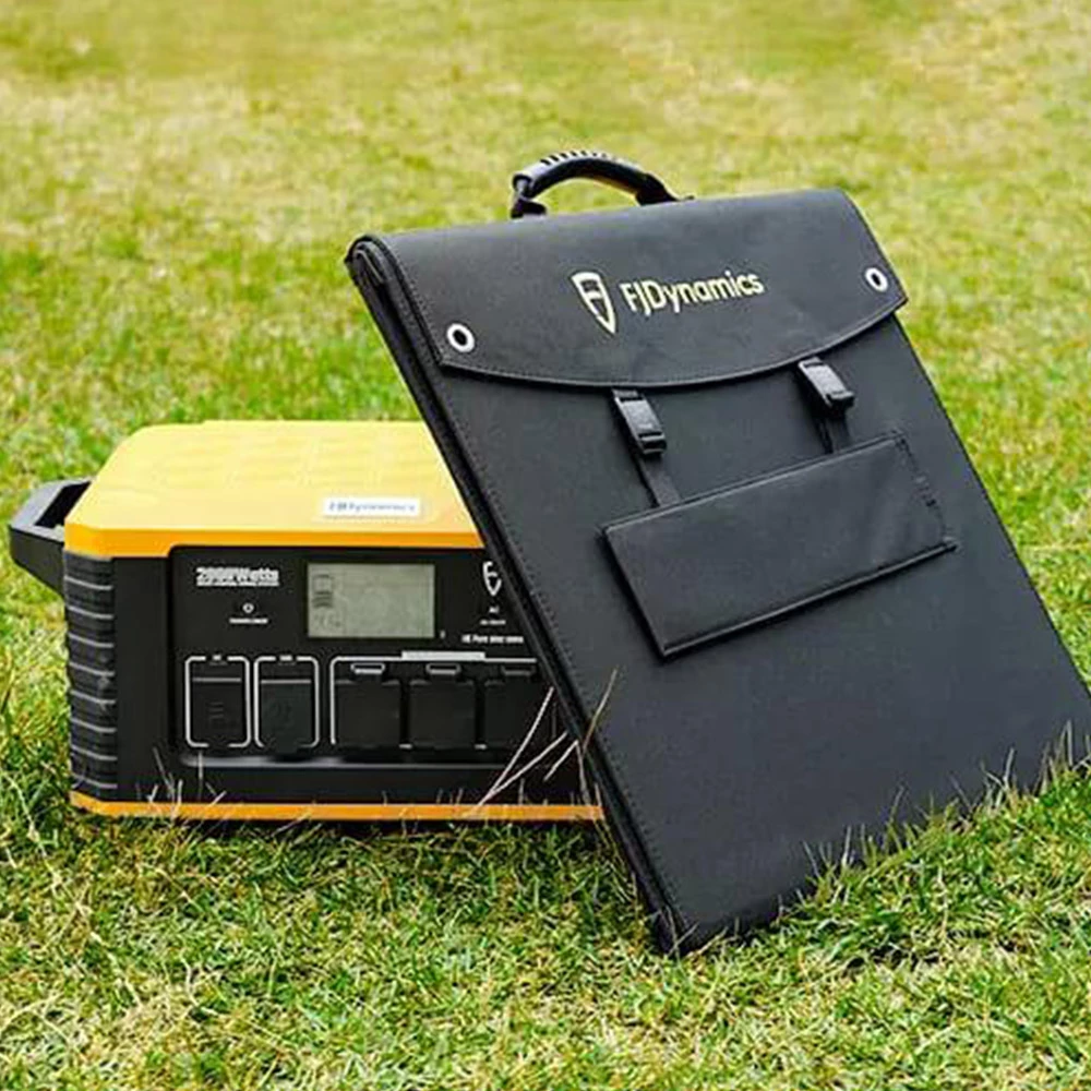 FJDynamics 200W Foldable Portable Solar Panel, 21.5% Energy Conversion Rate, Dustproof, Waterproof, High-Temperature Resistant 8 FJDynamics 200W Foldable Portable Solar Panel, 21.5% Energy Conversion Rate, Dustproof, Waterproof, High-Temperature Resistant - Image 6