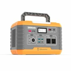 FJDynamics PowerSec MP500 Portable Power Station 500W (Peak 1000W), 520Wh Backup Battery Pure Sine Wave AC Output With 2 X AC Outlets, 10W Wireless Charging, 9 Output Ports, LED Light, Solar Generator For Outdoor Camping, Home Emergency, RV - US Plug -IMOU Sales FJDynamics PowerSec MP500 520Wh Power Station US Plug 518925 4