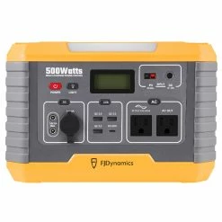 FJDynamics PowerSec MP500 Portable Power Station 500W (Peak 1000W), 520Wh Backup Battery Pure Sine Wave AC Output With 2 X AC Outlets, 10W Wireless Charging, 9 Output Ports, LED Light, Solar Generator For Outdoor Camping, Home Emergency, RV - US Plug -IMOU Sales FJDynamics PowerSec MP500 520Wh Power Station US Plug 518925 6