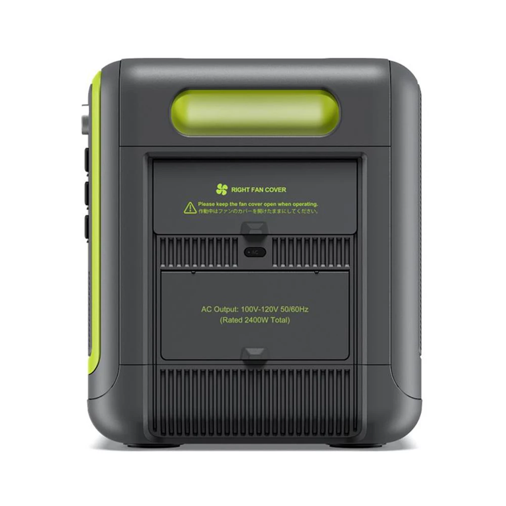 FOSSiBOT F2400 Portable Power Station, 2048Wh LiFePO4 Battery 2400W Output Solar Generator, 16 Output Ports, Input Power Adjustment Knob, Bidirectional Inverter - Green 7 FOSSiBOT F2400 Portable Power Station, 2048Wh LiFePO4 Battery 2400W Output Solar Generator, 16 Output Ports, Input Power Adjustment Knob, Bidirectional Inverter - Green - Image 5