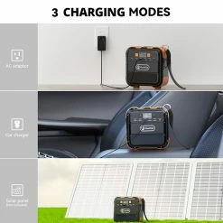 Flashfish A101 120W 98Wh 26400mAh Portable Power Station Backup Solar Generator For Outdoor Travel Camping Home -IMOU Sales Flashfish A101 120W 98Wh 26400mAh Portable Power Station 501144 5