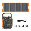 Flashfish A201 172WH 200W 220V Power Station + TSP 18V 100W Foldable Solar Panel Emergency Energy Kit With DC/USB Output -IMOU Sales Flashfish A201 172WH Portable Power Station Solar Panel 516893 0