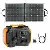 FF Flashfish A501 540Wh 500W Portable Power Station + SP 18V 100W Foldable Solar Panel Outdoor Emergency Power Supply Kit, AC 230V Output Portable Solar Generator CPAP Battery Failure Provides Emergency Power Supply For Motorhomes/Vans Outdoor -IMOU Sales Flashfish A501 540Wh 500W Portable Power Station 100W Solar Panel 516926 0