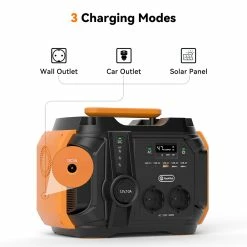 FF Flashfish A501 540Wh 500W Portable Power Station + TSP 18V 100W Foldable Solar Panel Emergency Energy Kit, AC 230V Output Portable Solar Generator CPAP Battery Failure Provides Emergency Power Supply For Motorhomes/Vans Outdoor Camping -IMOU Sales Flashfish A501 540Wh 500W Portable Power Station Solar Panel 516895 5